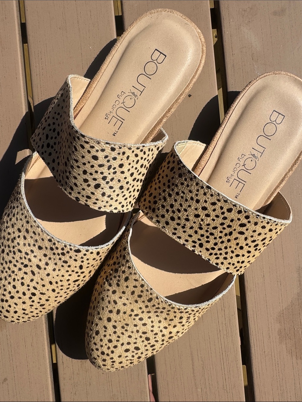 Boutique by Corkys Carina mule flats, size 10